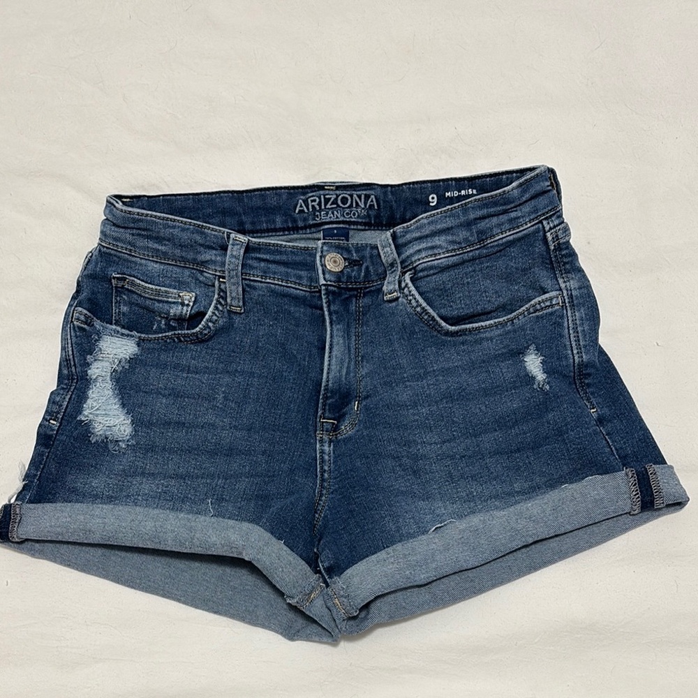 Arizona Jean Company Women's Blue Denim Shorts